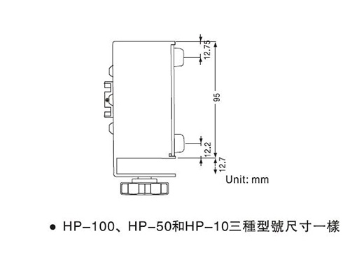 智能數字扭力測試儀HP系列外形尺寸2