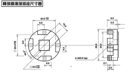 智能數字扭力測試儀HP系列外形尺寸4